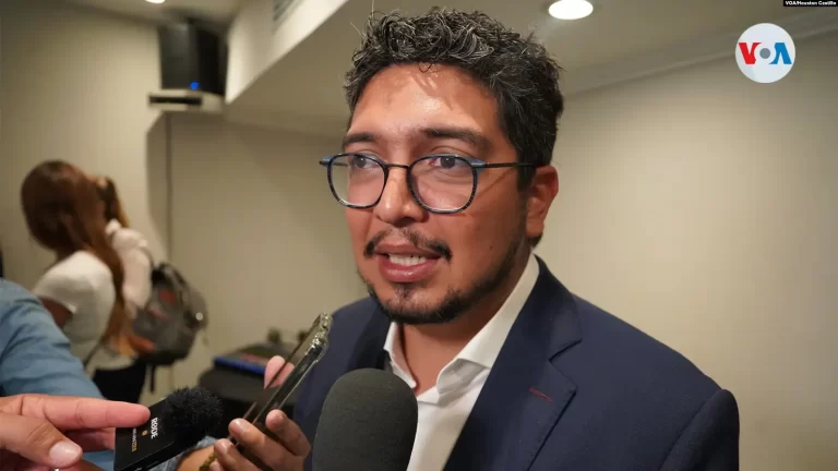 Pedro Vaca, relator especial para la Libertad de Expresión de la Comisión Interamericana de Derechos Humanos. Foto Houston Castillo, VOA