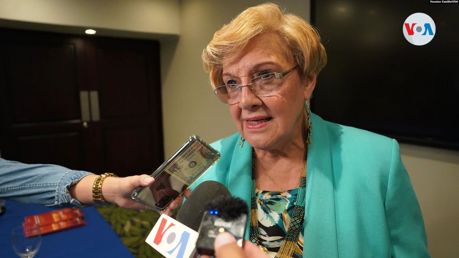 Esmeralda Arosemena de Troitiño, relatora de la CIDH para Venezuela y Nicaragua. [Foto Houston Castillo, VOA]