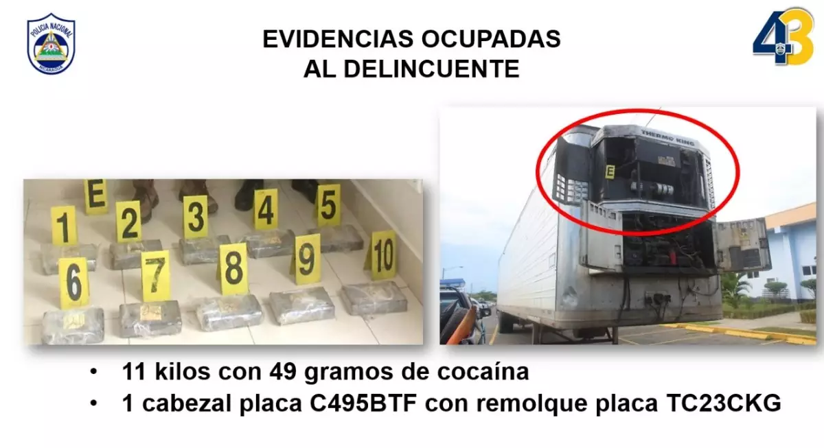 furgon manejado por guatemalteco en donde transportaba mas de once kilos de droga