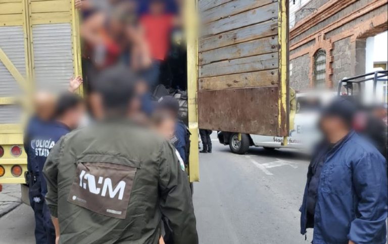 México logra el rescate de 303 migrantes de distintas nacionalidades Foto: INM