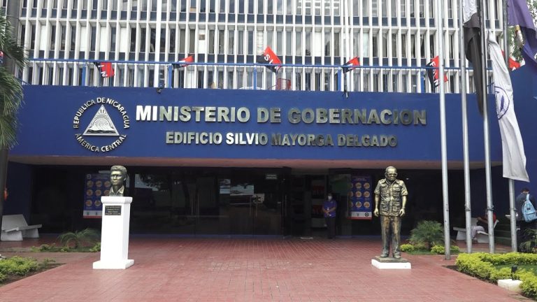 ministerio de gobernación de Nicaragua cancela ONG foto cortesía