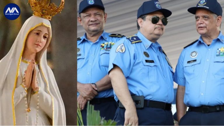 policia sandinista prohibe procesion de la virgen de fatima