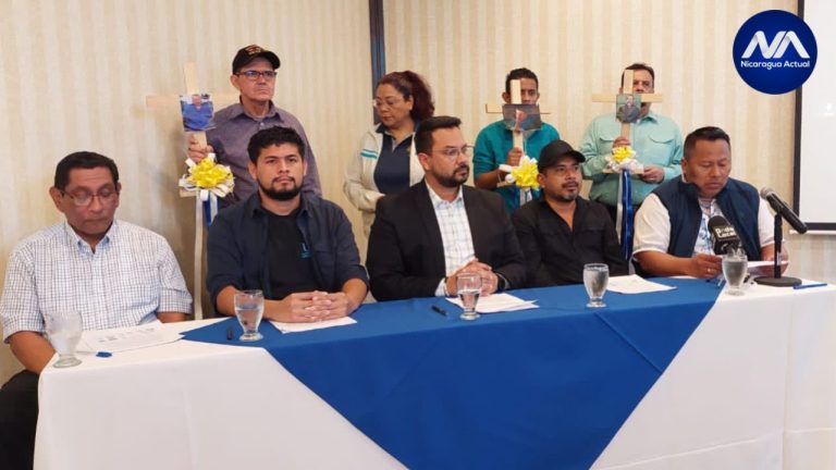 representantes de la oposicion nicaraguense en el exilio