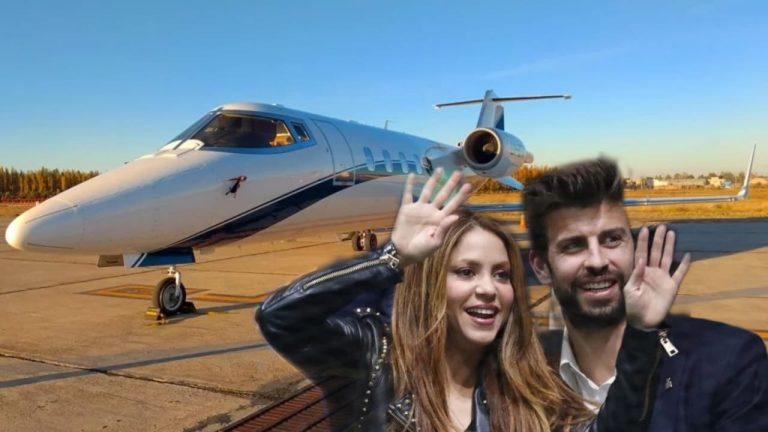 shakira y piqué se pelean por el avion de ambos valorado en 20 millones de dolares