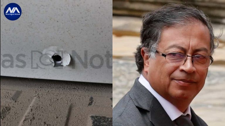 vehiculo de cuerpo de seguridad del presidente de colombia gustavo petro fue atacado a disparos foto cortesia noticias rcn