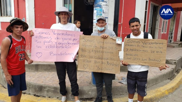 migrantes venezolanos nicaragua