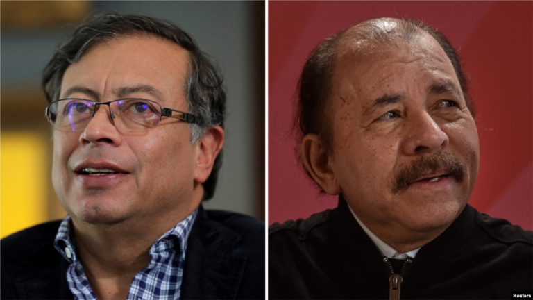 Petro y Ortega nicaragua actual