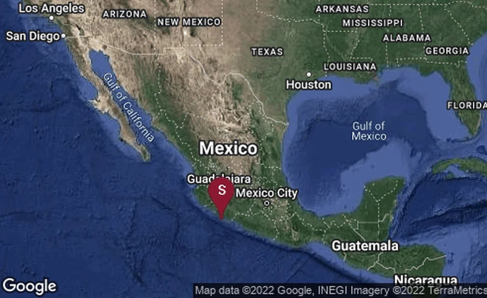 imagenes del epicentro del sismo registrado en mexico este jueves 22 de septiembre 2022