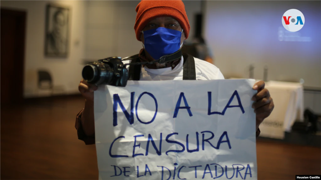 Periodistas y activistas han denunciado la Ley de Ciberdelitos en Nicaragua. [Foto Houston Castillo, VOA]