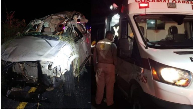 imagenes del accidente en donde fallecieron cinco nicaraguenses en veracruz mexico