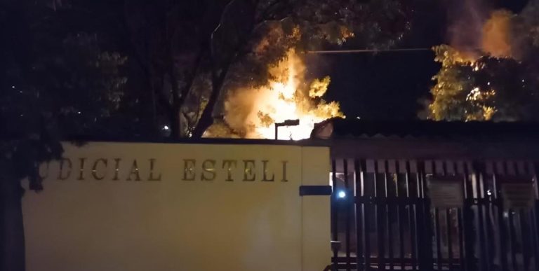incendio en juzgados de esteli foto cortesia