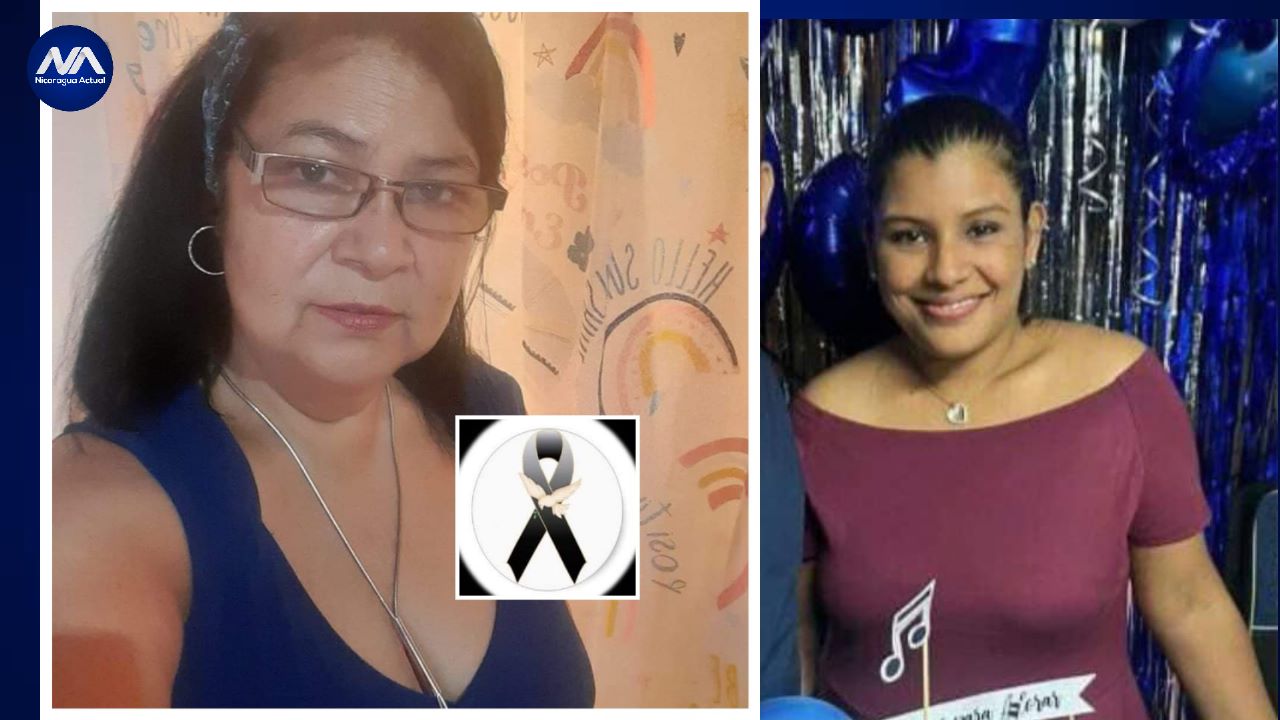 Irma Daniela Alaniz Altamirano madre de la joven Madeline Chavarría Alaniz desaparecida luego de ser arrastrada por rio en matagalpa