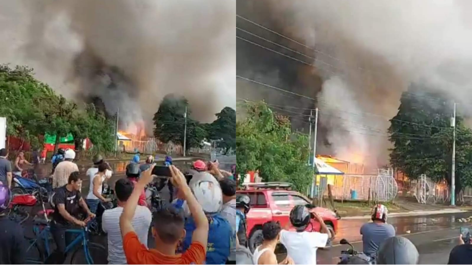 incendio pólvora Tiscapa