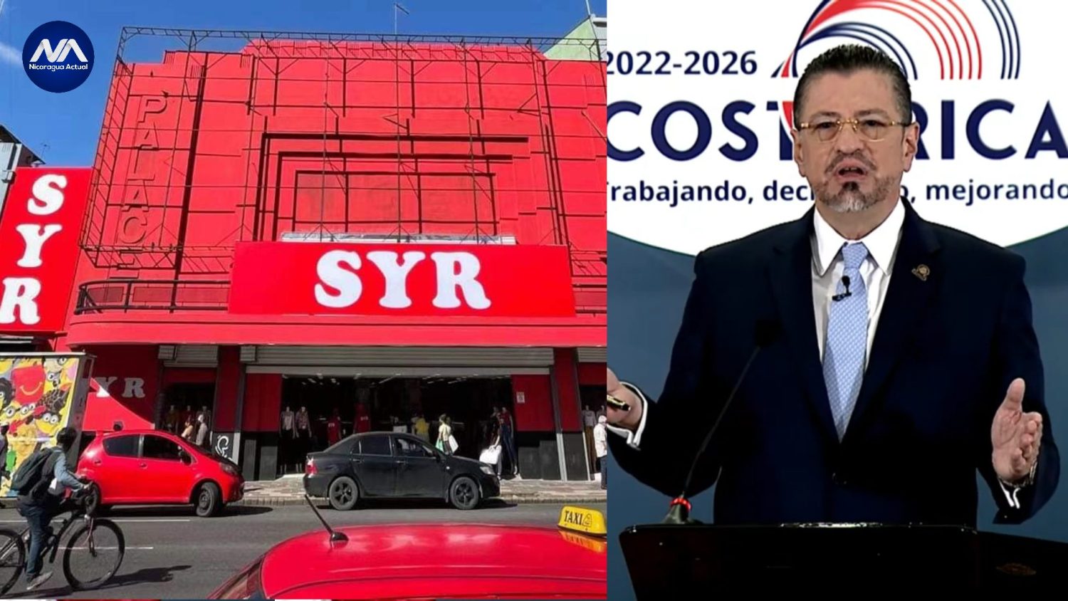 Rodrigo Chaves califica de "inaceptable" y "desagradable" agresión a trabajadoras de tienda SYR