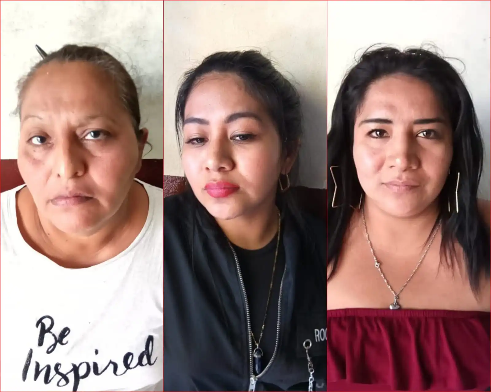 madre, hermana y conyuge de ivan ariel reyes profugo de la justicia salvadoreña y miembros de la mara salvatrucha 13