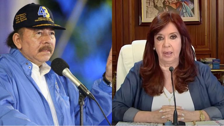 Ortega se solidariza con la vicepresidenta de Argentina, Cristiana Kirchner.