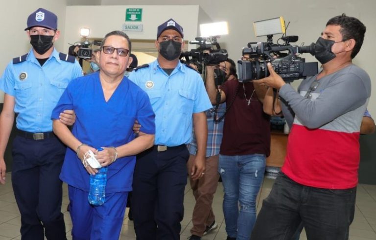 preso politico miguel mora barberena foto tomada de un medio vocero de la dictadura