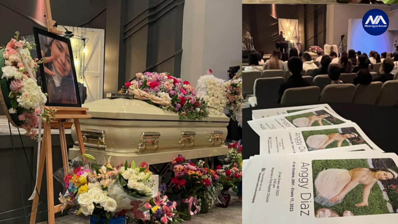Realizan honras fúnebres a la nicaraguense Anggy Diaz en Texas, EE.UU