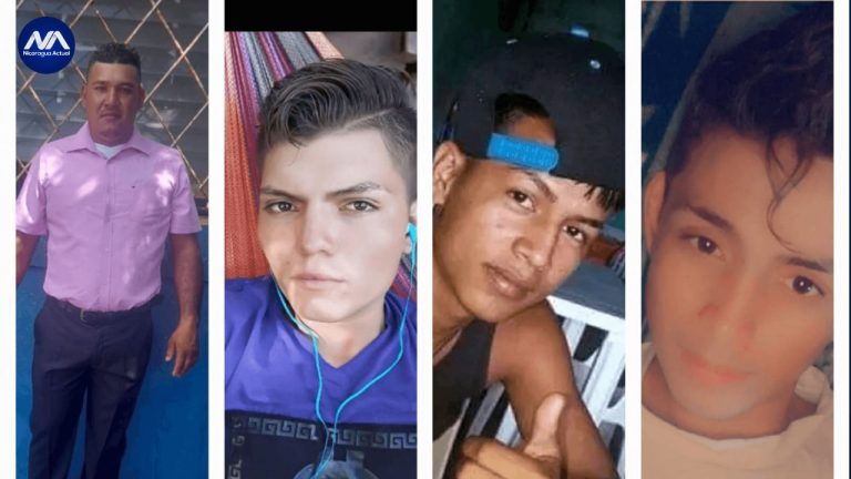 Estos son los cuatro pescadores que estuvieron a la deriva durante cuatro días.