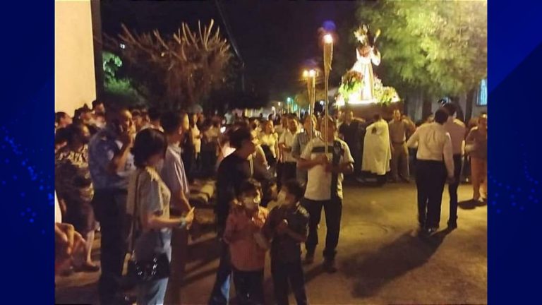 Policía procesión Chinandega