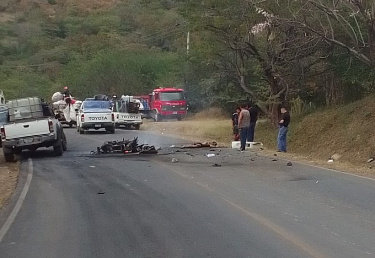 Colisión motocicleta