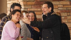 Juan Lorenzo Holmann, uno de 222 presos políticos liberados de Nicaragua, a su llegada a Virginia, EEUU, el 9 de febrero de 2023.