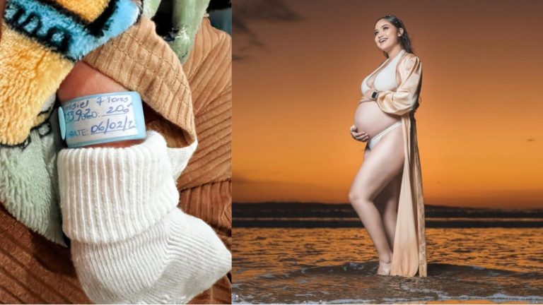 Tiktoker Salma Flores da a luz a su primer hijo