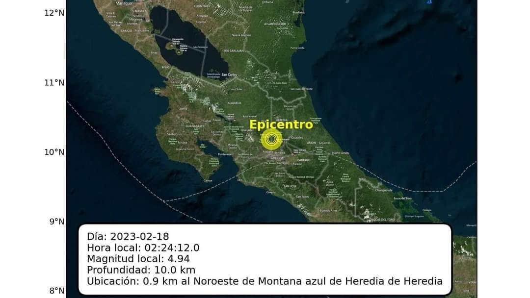 Sismo Costa Rica