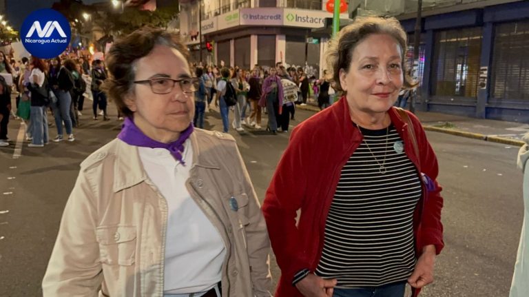 Azahalea Solís y Sofía Montenegro activistas del MAM /Nicaragua Actual
