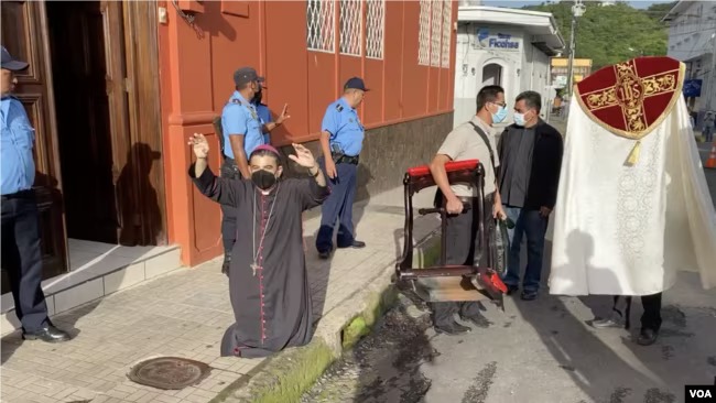 El encarcelamiento en Nicaragua del obispo Rolando José Álvarez ha tensado aún más las relaciones entre Ortega y la Iglesia católica. Libertad Religiosa Foto: Cortesía
