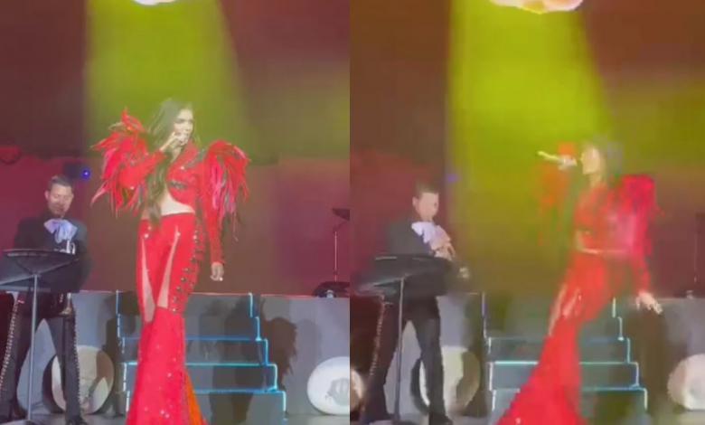 Ana Bárbara sufre caída