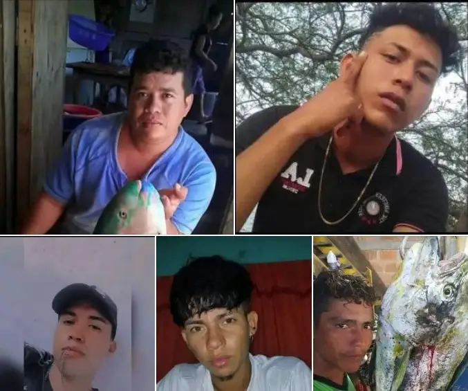 cinco pescadores desaparecidos en nicaragua