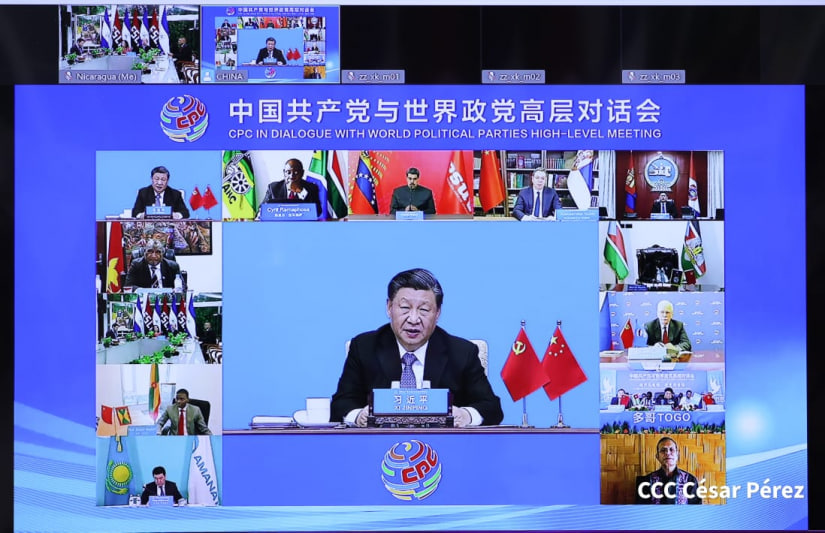 daniel ortega participa en dialogo con china