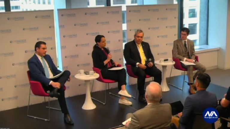 debate con dante mossi del bcie por su financiamiento a la dictadura de daniel ortega