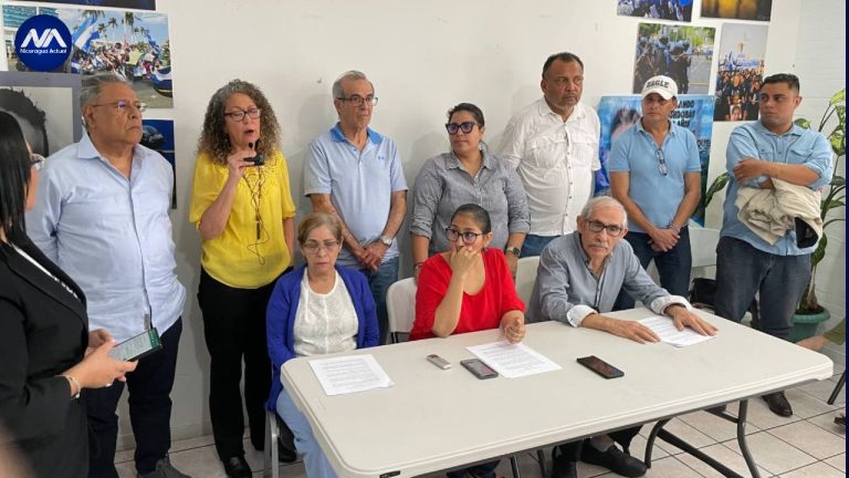 nicaraguenses despatriados por daniel ortega en conferencia de prensa en costa rica