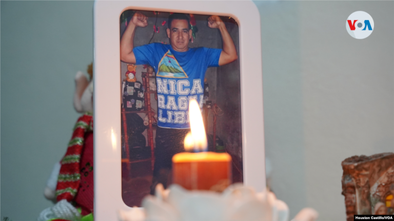 Fotografía de un manifestante nicaragüense asesinado en 2018. [Foto: Houston Castillo, VOA]