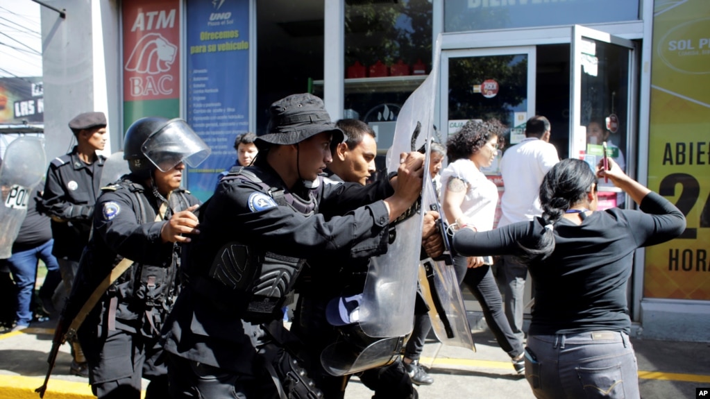 Represión a periodistas de Nicaragua