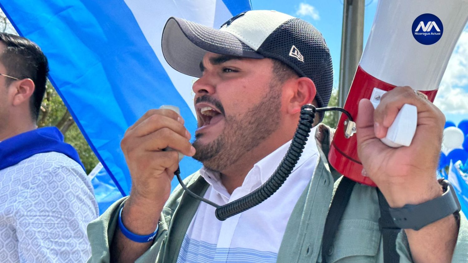 Byron Estrada excarcelado y exiliado político-Foto: Nicaragua Actual