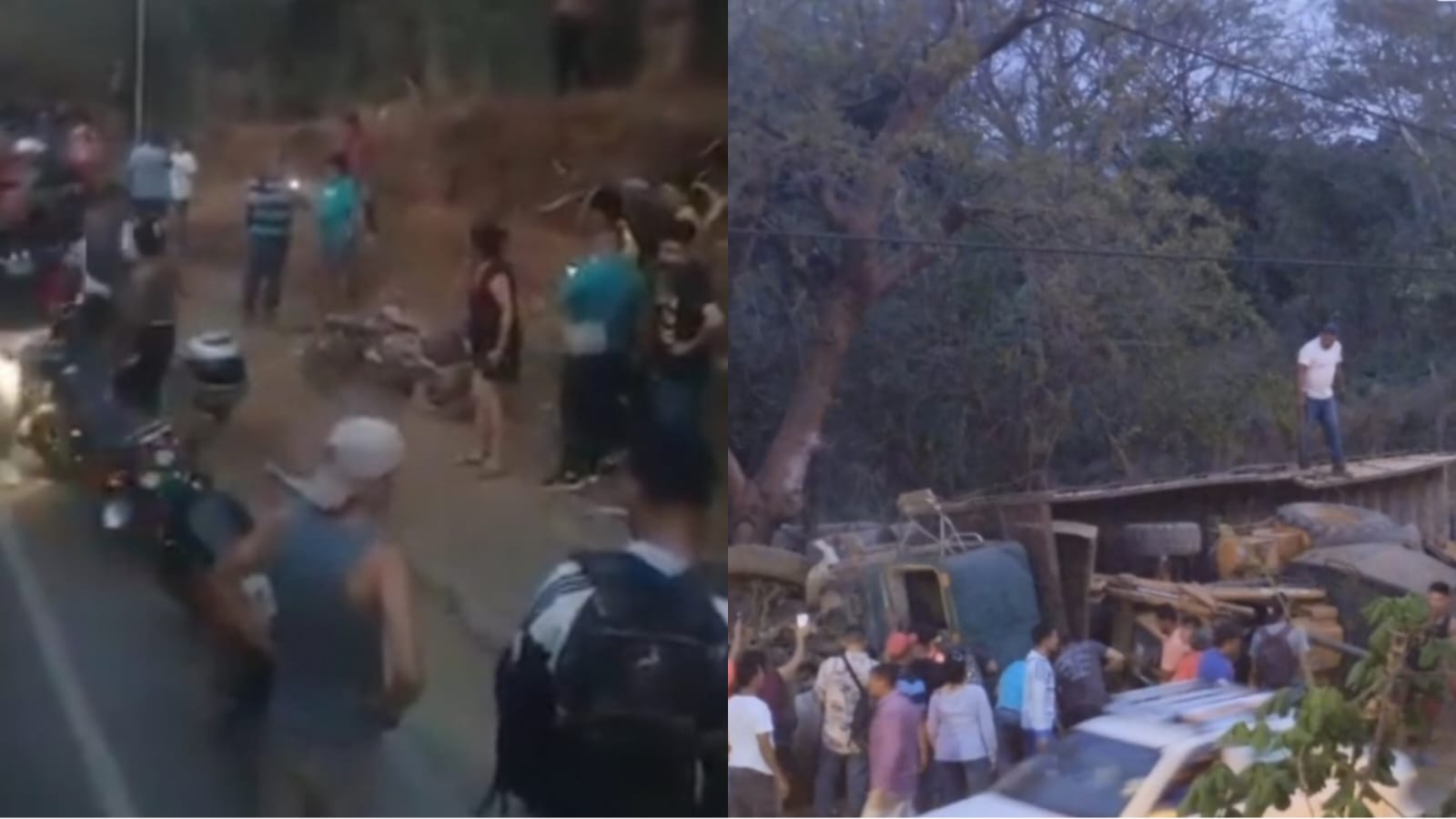 Camión impacta contra motociclista Foto: Nicaragua Actual