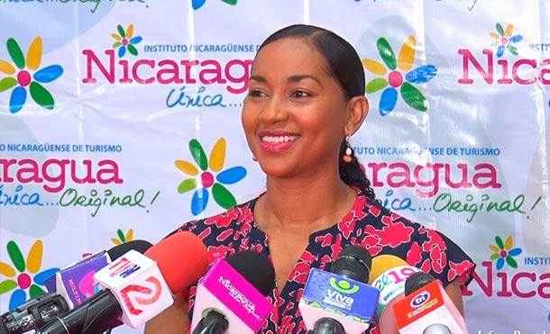 anasha campbell ministra del INTUR foto tomada del vocero canal 4