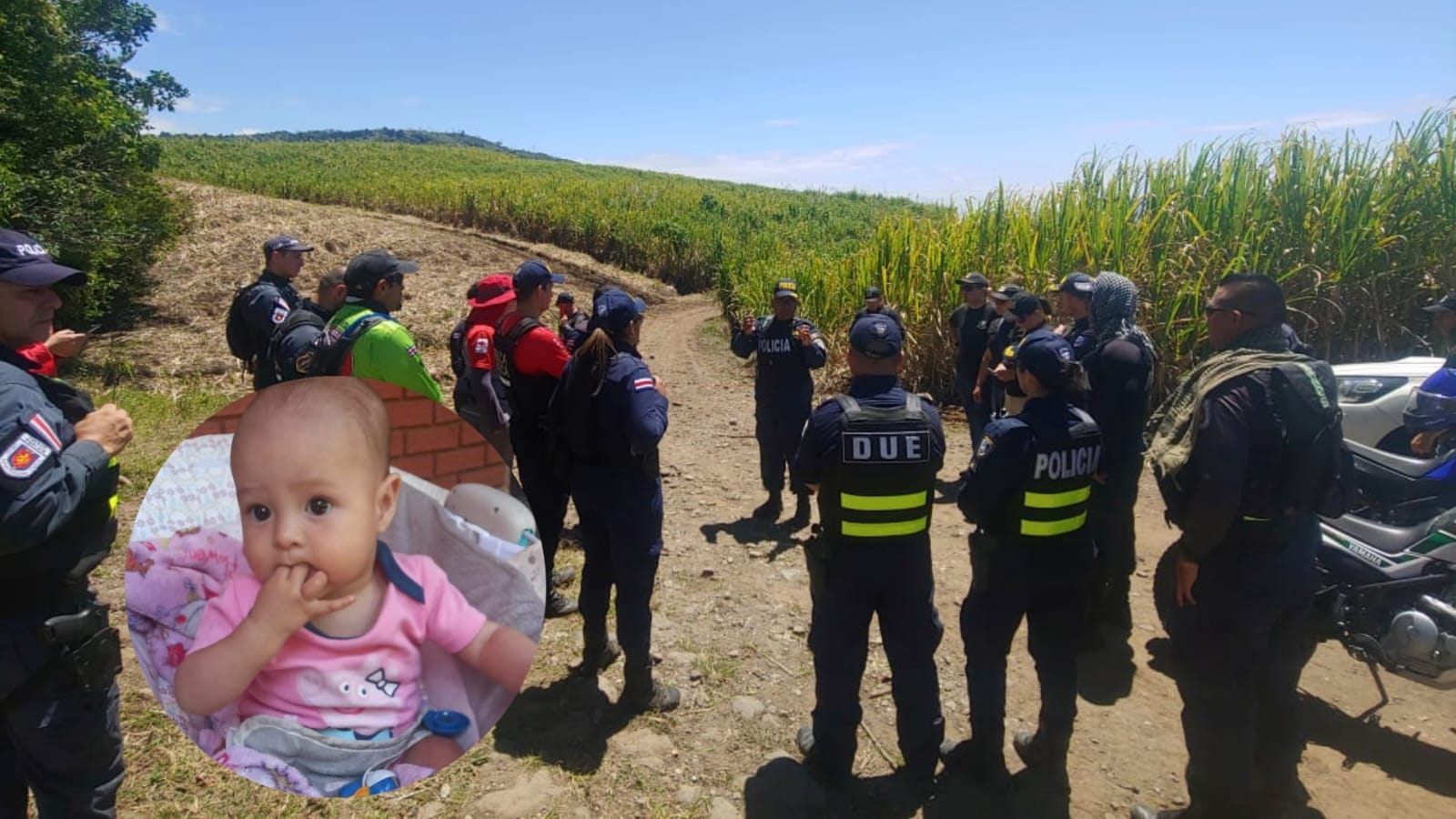 Costa Rica amplía investigación sobre desaparición de bebé de 9 meses.