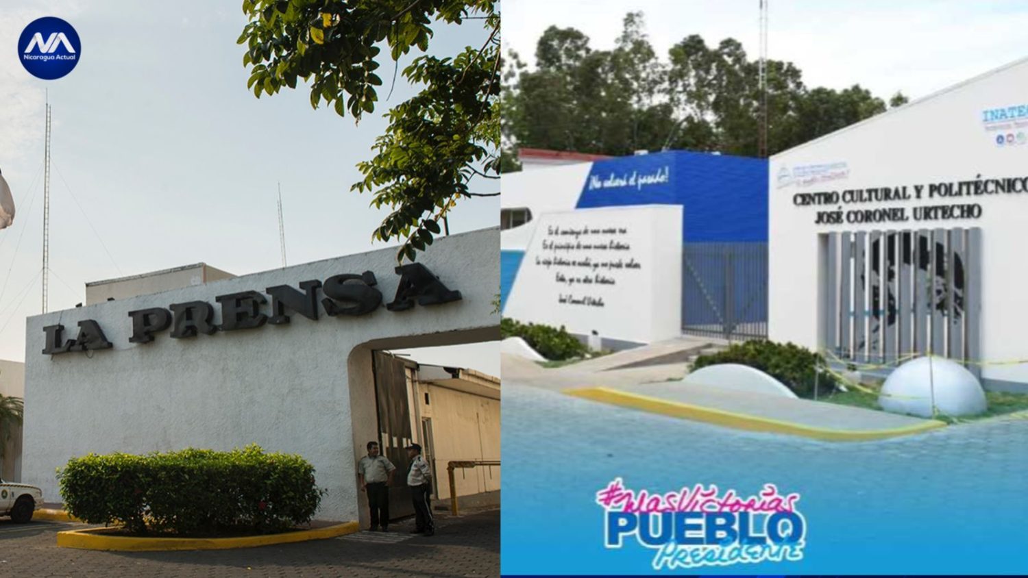 instalaciones confiscadas al diario la prensa seran usadas para un centro politecnico fotos tomadas del medio vocero de la dictadura el 19 digital