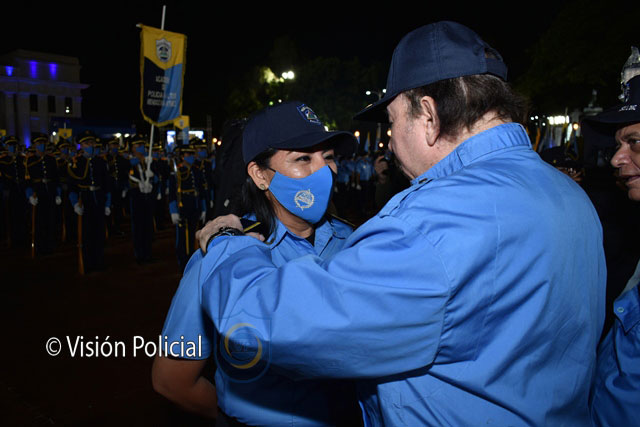 ortega promueve a mujeres policias en cargos administrativos foto tomada de vision policial
