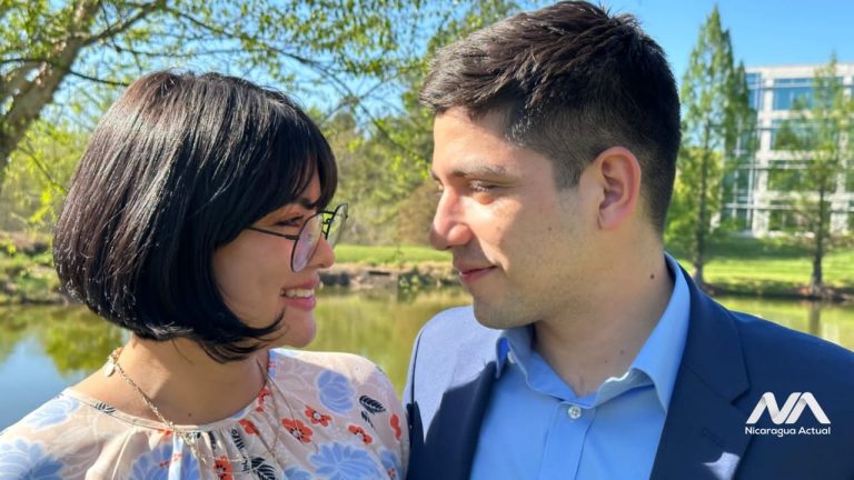 Samantha Jirón y Kevin Solís. Foto: Nicaragua Actual