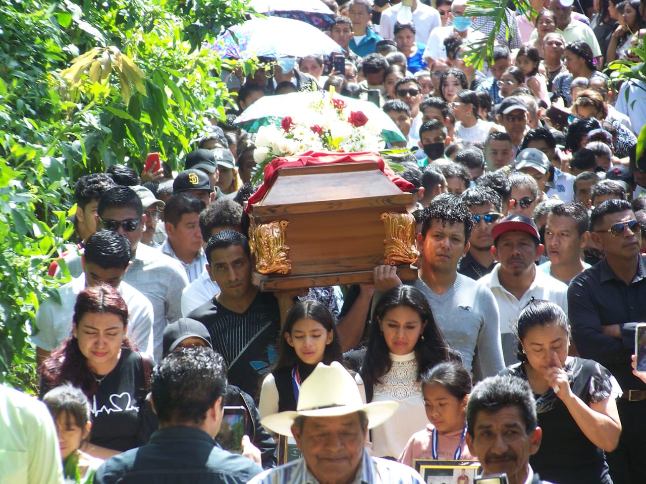 sepultan al joven futbolista eliu gutierrez foto cortesia