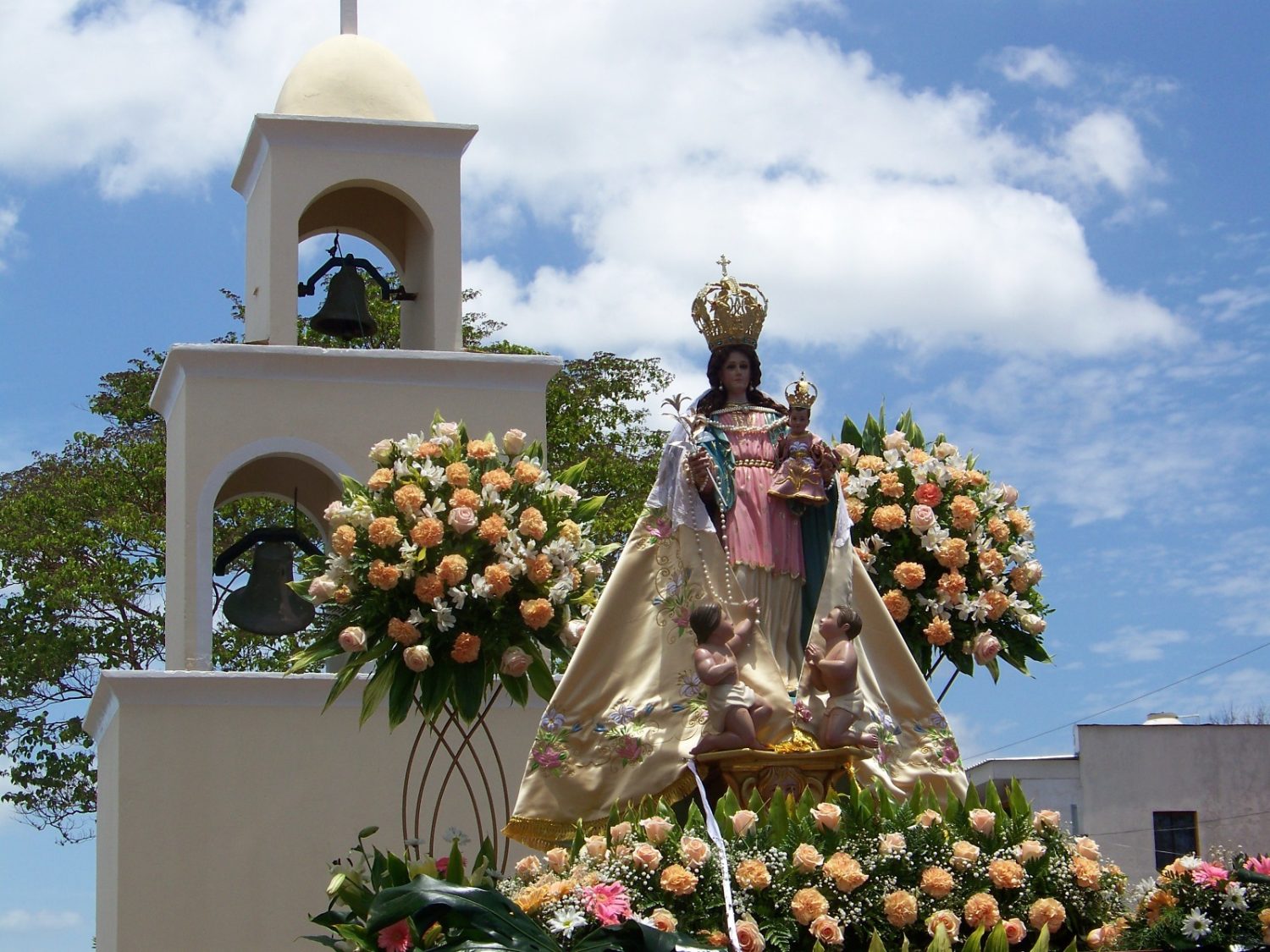 Virgen de los Desamparados en Diriá Granada foto cortesía