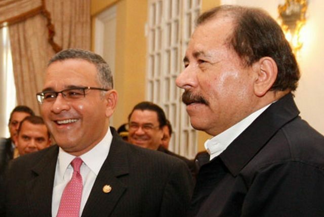 Mauricio Funes y Daniel Ortega