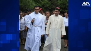 Sacerdote Jaime Montesino, párroco de la iglesia San Juan Pablo II del Municipio de Sébaco, departamento de Matagalpa,