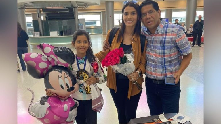 Miguel Mendoza y su familia logran reunirse en EEUU a través del parole humanitario. Foto: Cortesía