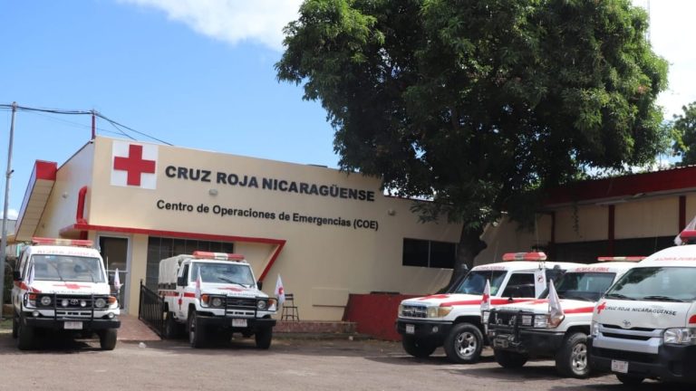 Oficinas de la Cruz Roja Nicaragüense en Managua. Foto: redes sociales.